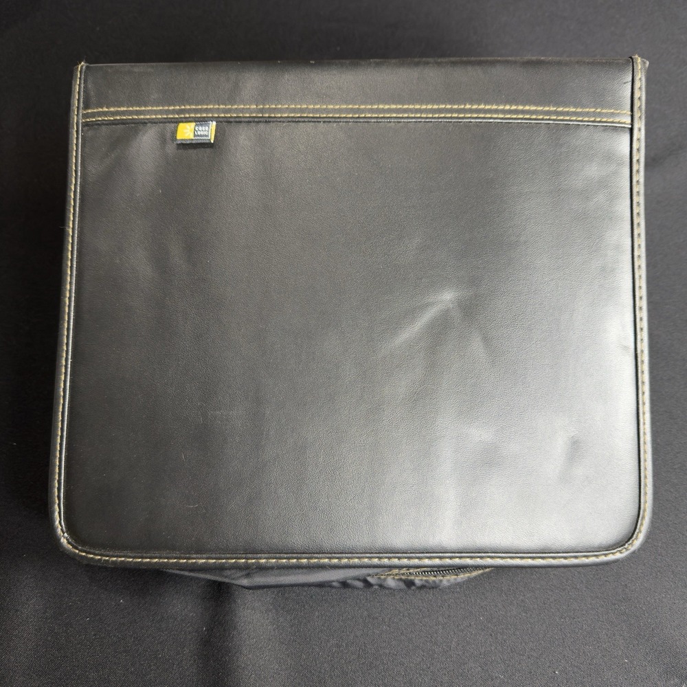 Case Logic CD DVD Binder 46 Sheets Discs Vinyl Zip Close Y2K